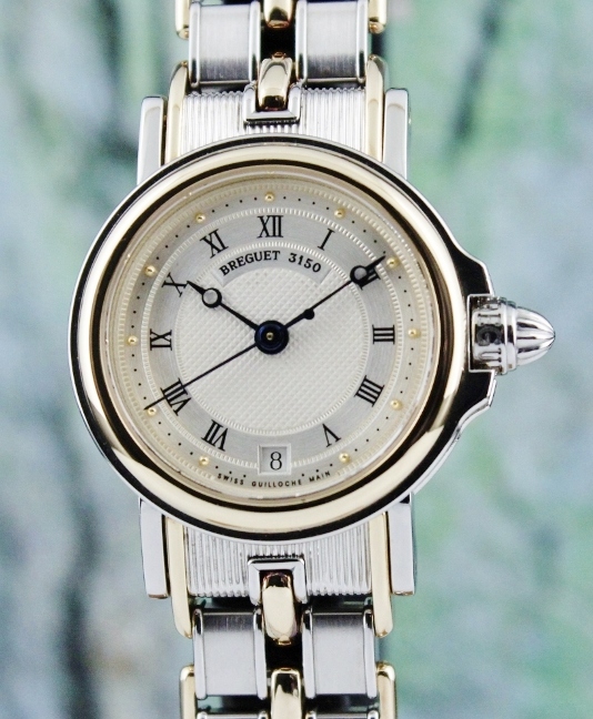 (image for) Breguet Lady Size Marine 18K Yellow Gold & Steel Automatic Watch / 8400SA/12/X40